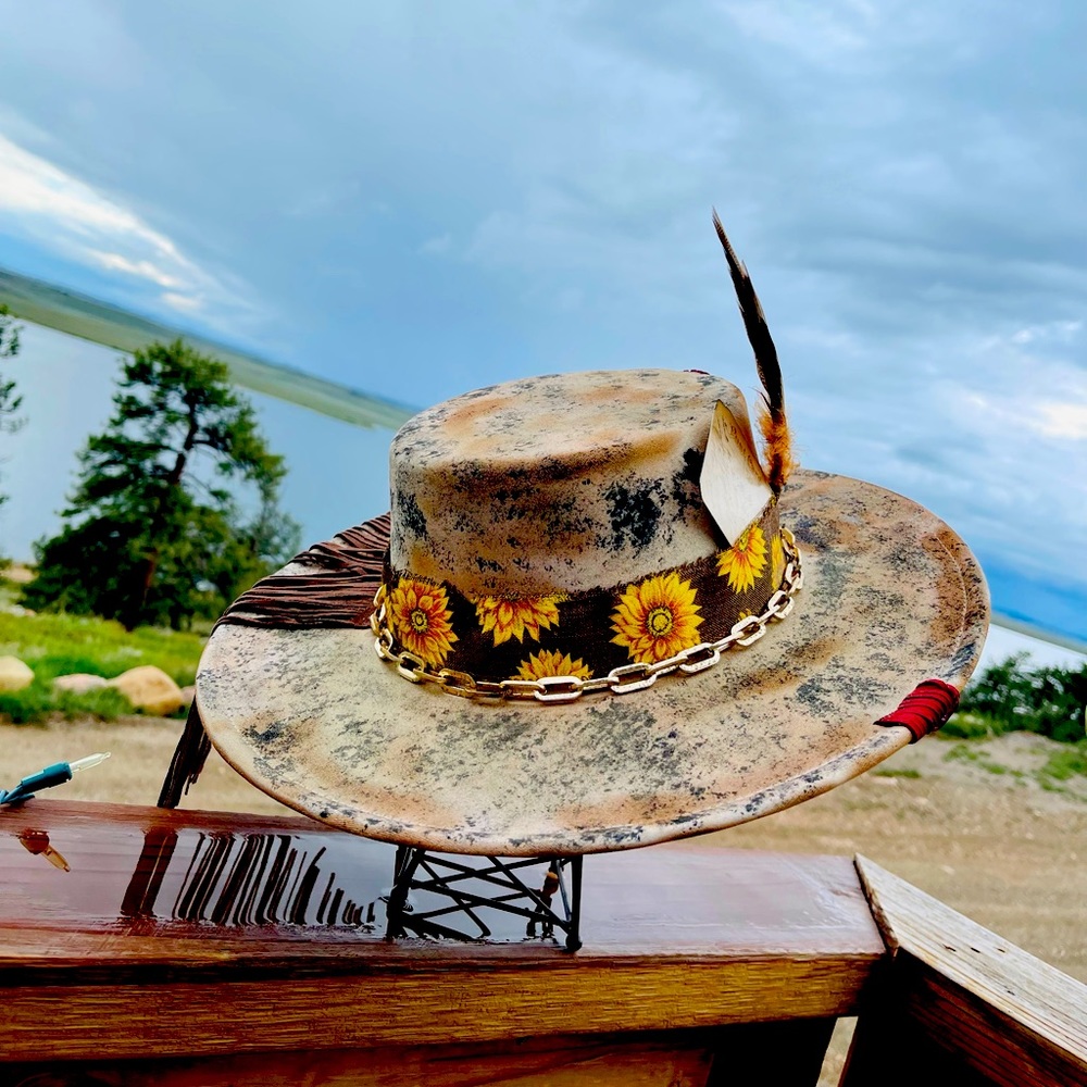 Custom Sunflower Hat!